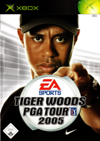 Tiger Woods PGA Tour 2005 PAL Xbox PAL box art